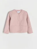 Kurtki i płaszcze dla dziewczynek - Reserved - Kurtka w kwiaty - brudny róż - miniaturka - grafika 1