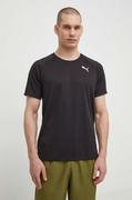 Koszulki męskie - Puma t-shirt treningowy Fit Full Ultrabreathe kolor czarny z nadrukiem 524930 - miniaturka - grafika 1