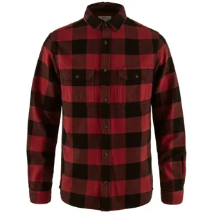 Koszula męska Fjällräven Övik Heavy Flannel Shirt M Rozmiar: XL / Kolor: czerwony/czarny - Koszulki sportowe męskie - miniaturka - grafika 1