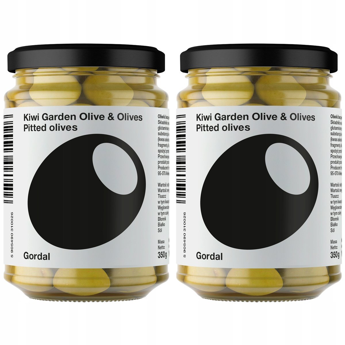 Hiszpańskie Zielone Oliwki Gordal bez pestek 2 szt