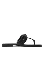 Klapki i japonki damskie - Kurt Geiger Japonki Kensington T-Bar Sandal 8651400109 Czarny - miniaturka - grafika 1