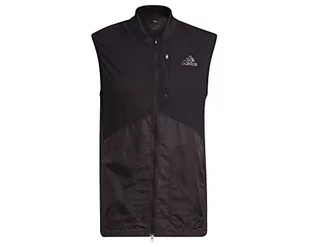 adidas Męska kurtka Adizero Vest, czarna, XS - Kurtki męskie - miniaturka - grafika 1