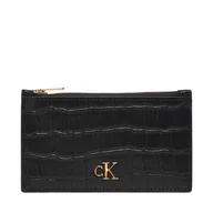 Etui na dokumenty i karty - Etui na karty kredytowe Calvin Klein Ck Croc 6 Cc Cardcase LV04F1094G Czarny - miniaturka - grafika 1