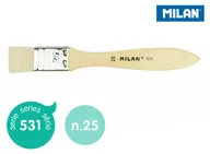 Przybory szkolne - MILAN Pędzel MILAN spalter szczecinowy seria 531 nr 25 blister - miniaturka - grafika 1