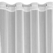 Firany - Firana Na Przelotkach Z Błyszczącą Nicią Noelia 140X250 Biała - miniaturka - grafika 1