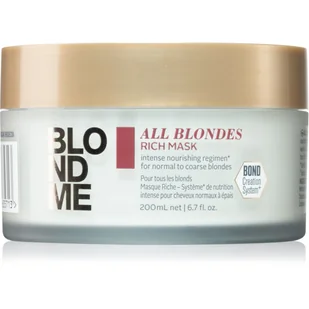 Schwarzkopf BlondMe Maska All Blond Rich Bogata - Maski do włosów - miniaturka - grafika 1