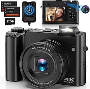 Aoregre Dual Camera 4K 64 MP DC218L - Aparaty Cyfrowe - miniaturka - grafika 1