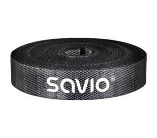 Savio OC-05 3m 14mm Czarny - Maskownice do kabli - miniaturka - grafika 1