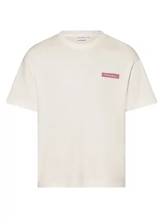 Calvin Klein - T-shirt męski, biały - Koszulki męskie - miniaturka - grafika 1