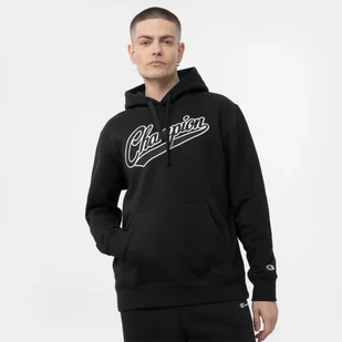 Męska bluza dresowa nierozpinana z kapturem CHAMPION ROCHESTER Hooded Sweatshirt - czarna - Bluzy sportowe męskie - miniaturka - grafika 1