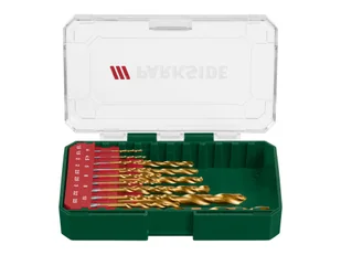 PARKSIDE® Zestaw wierteł i bitów, 15 lub 37 elementów (Zestaw wierteł spiralnych HSS, 15 sztuk) - Wiertła - miniaturka - grafika 1