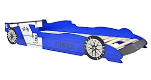 Niebieskie łóżko dziecięce samochód wyścigowy Z3-W42 - Łóżka dla dzieci i młodzieży - miniaturka - grafika 1