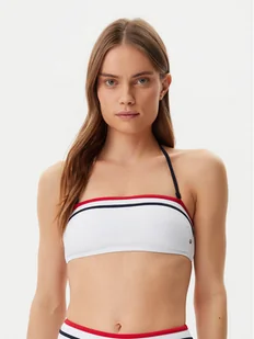 Tommy Hilfiger Góra od bikini UW0UW05873 Biały - Stroje kąpielowe - miniaturka - grafika 1