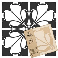 Szablony malarskie - szablon malarski // płytki - kafelki // ART NOUVEAU - SECESJA #1 - 20x20cm - miniaturka - grafika 1