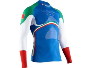 X-Bionic Koszulka termoaktywna Energy Accumulator 4.0 Patriot Italy niebieska EAWT45W19M - Pozostała odzież narciarska - miniaturka - grafika 1