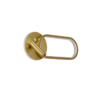 Lampy ścienne - Złoty kinkiet ścienny LED do korytarza 22-35684 z serii MONET - miniaturka - grafika 1