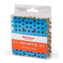 Mario-Inex Mini waffle Podstawa 4 sztuki  902608 - Klocki - miniaturka - grafika 1