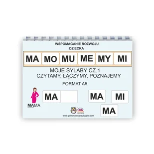 Moje sylaby. Czytamy, łączymy, poznajemy. Część 1 - Podręczniki dla szkół podstawowych - miniaturka - grafika 1