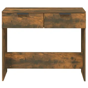 Lumarko Stolik konsolowy, przydymiony dąb, 90x36x75 cm - Konsole i sekretarzyki - miniaturka - grafika 7