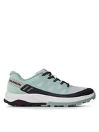Buty trekkingowe damskie - Salomon Trekkingi Outrise W L47160300 Niebieski - miniaturka - grafika 1