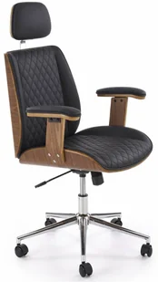 Fotel biurowy, krzesło biurowe Elior Fotel czarny obrotowy do komputera B9-H64 - Fotele i krzesła biurowe - miniaturka - grafika 1