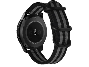 Alogy Pasek nylon strap do HUAWEI Watch GT 2 Pro 22mm Czarno-szary 9393X1/23 - Akcesoria do smartwatchy - miniaturka - grafika 1