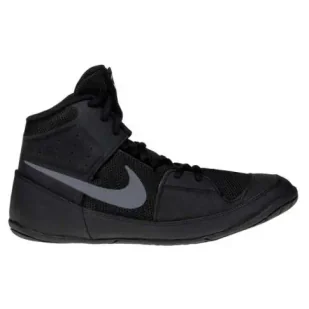 Nike Buty Zapaśnicze Fury Black/Metalic Silver - Kimona, stroje i obuwie - miniaturka - grafika 1