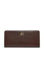Portfele - Coach Duży Portfel Damski CZ096 Bordowy - miniaturka - grafika 1