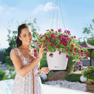 Donice - Lechuza Nido Cottage 28 kompletny zestaw -częściowy biały 15190 15190 - miniaturka - grafika 1