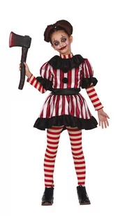 STRÓJ DZIEWCZYNKA KLAUN-128 - Stroje karnawałowe - miniaturka - grafika 1