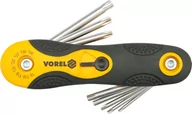 Klucze i nasadki - Vorel Klucze torx t9-t40, cr-v, kpl. 8 szt. 56507 - miniaturka - grafika 1