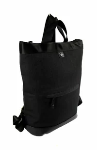 Stylowy i Elegancki Plecak Wodoodporny Jennifer Jones JJ4097 CZARNY - Torebki damskie - miniaturka - grafika 3