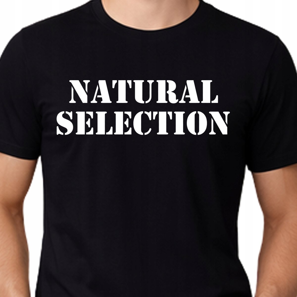 Koszulka Natural Selection T-Shirt Prezent Premium M P436 Czarna