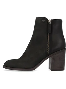 Wrangler Botki "Abigail" w kolorze czarnym - Botki damskie - miniaturka - grafika 1