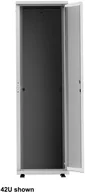 Szafy rack - INTELLINET 48,3 cm 19Zoll Serverschrank Basic Line 36 HE 1766x600x1000mm HxBxT Flatpack Traglast 600kg grau 715454 - miniaturka - grafika 1