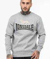 Bluzy męskie - Bluza LONSDALE LAWINS szara prosta-L - miniaturka - grafika 1