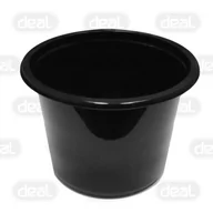 Akcesoria do pakowania - Pojemnik na zupę czarny okrągły 450ml PP 50szt $ - miniaturka - grafika 1
