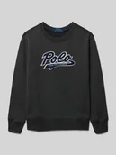 Swetry dla chłopców - Bluza z wyhaftowanym logo - miniaturka - grafika 1