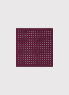 Męska poszetka w kolorze burgudnowym - Dodatki do ubrań - miniaturka - grafika 1