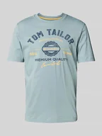 Koszulki męskie - T-shirt z nadrukiem z logo - miniaturka - grafika 1