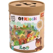 Klocki - Trefl Drewno Drewno Klocki drewniane O!Klocki Zoo 5_782794 - miniaturka - grafika 1