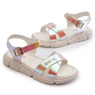 Buty dla dziewczynek - Sandały Dziewczęce Big Star NN374263 Multikolor wielokolorowe - miniaturka - grafika 1