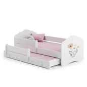 Łóżka dla dzieci i młodzieży - Łóżko podwójne FALA 160x80 Słonik - miniaturka - grafika 1