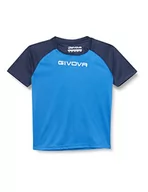 Koszulki męskie - Givova Męski t-shirt, niebieski/lazurowy, 4XS - miniaturka - grafika 1