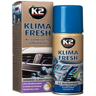 K2 KLIMA FRESH Blueberry 150ml Środek do odświeżania klimatyzacji I25-9639 - Zapachy samochodowe - miniaturka - grafika 1