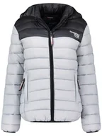 Kurtki damskie - Geographical Norway Kurtka pikowana "Atikoclerc" w kolorze szarym - miniaturka - grafika 1