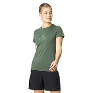 Koszulki i topy damskie - Odlo Koszulka damska Crew Neck S/S Kumano Trees T-Shirt - miniaturka - grafika 1