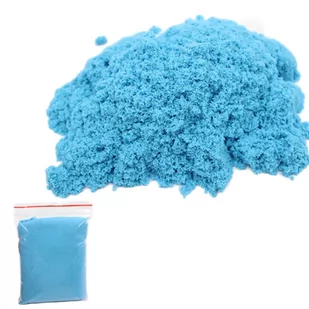 Piasek kinetyczny kinetic sand dla dzieci 1 kg magiczna piaskolina niebieska - Masy plastyczne - miniaturka - grafika 1