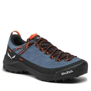 Trekkingi Salewa - Wildfire Canvas M 61406 Dark Denim/Black 8669 - Buty trekkingowe damskie - miniaturka - grafika 1