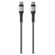 Kable USB - Energizer Ultimate - Kabel połączeniowy USB-C do USB-C 2m (Srebrny) - miniaturka - grafika 1